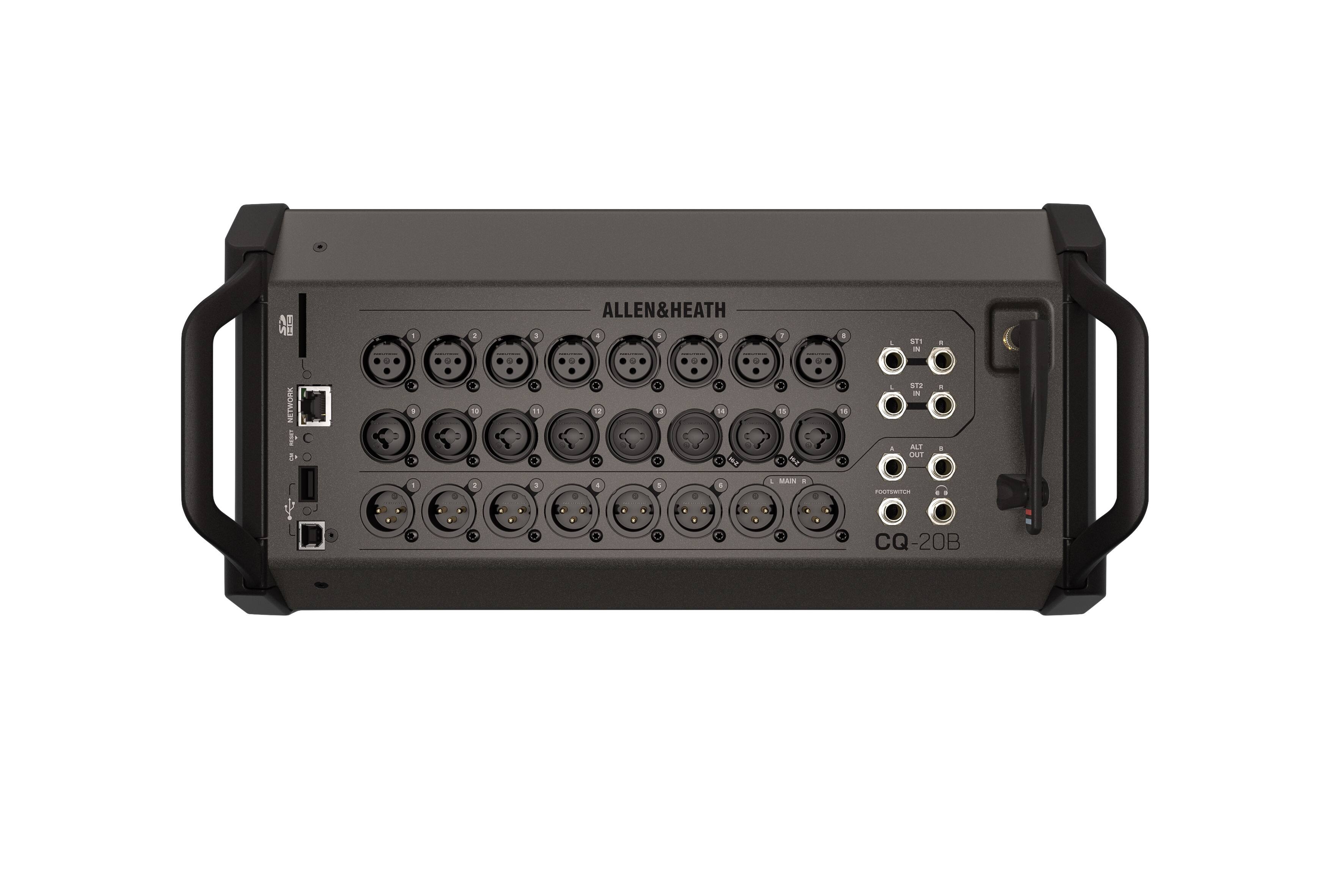 ME I 1 - ALLEN&HEATH + A 4 i 8 . S11 I A NETWORK IE . + . . 1 X . 11 a . 12 K . 13 + . 14  C 11 8 - T S   a SIS - A FUO . - O a 1 1   1   a A 1  0 1 + - MAI . . . PUSTERITL CQ-20B