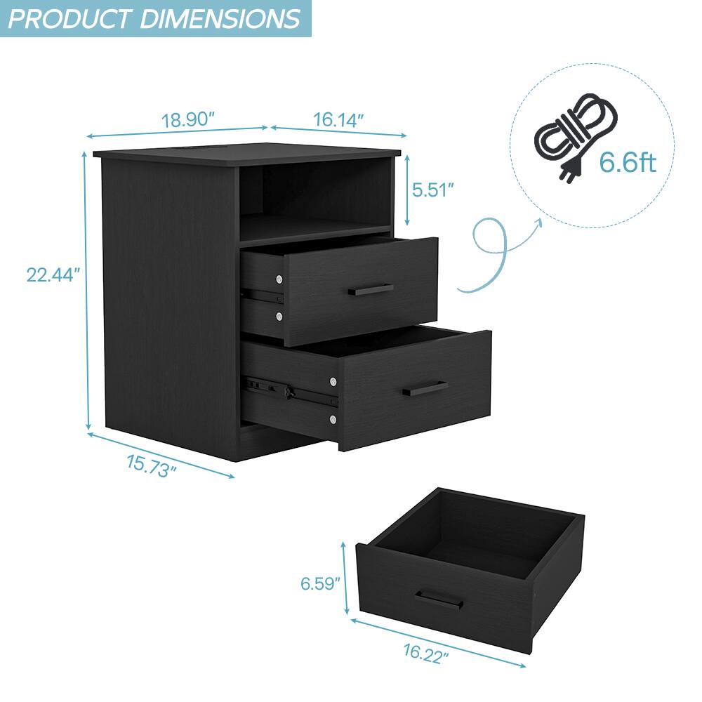 PRODUCT DIMENSIONS

- Width: 18.90"
- Depth: 16.14"
- Height: 22.44"
- Width: 15.73"
- Height: 5.51"
- Height: 6.59"
- Width: 16.22"
- Length: 6.6ft