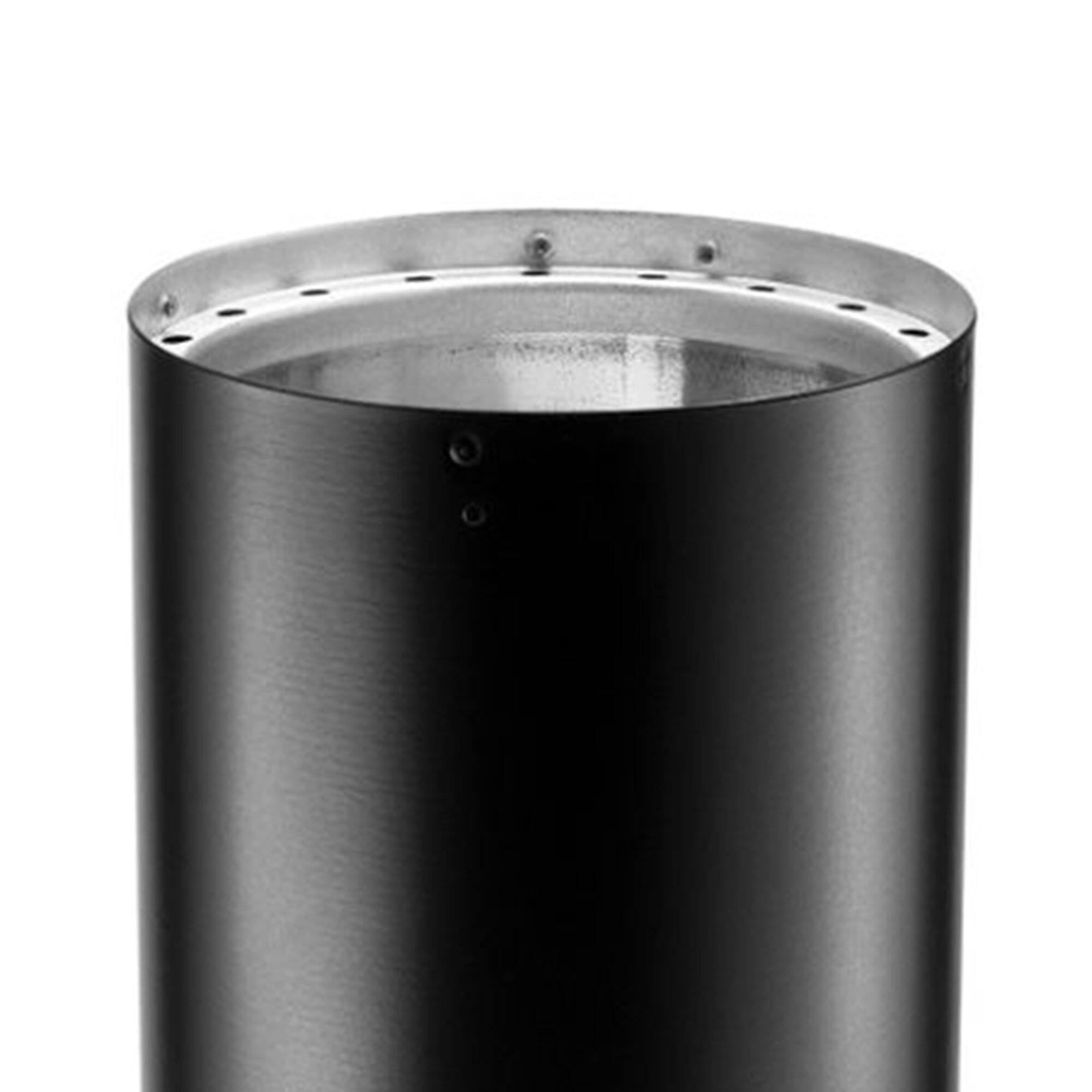 Alt View 5. DuraVent - DuraVent DVL 6 x 18 Inch Galvanized Steel Double Wall Pipe Connector, Black.