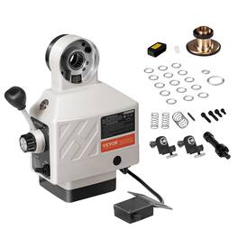 VEVOR - Z-Axis Power Feed for Milling Machine, 450 in-lb Torque, 0-200RPM Adjustable Rotate Speed 120V - White