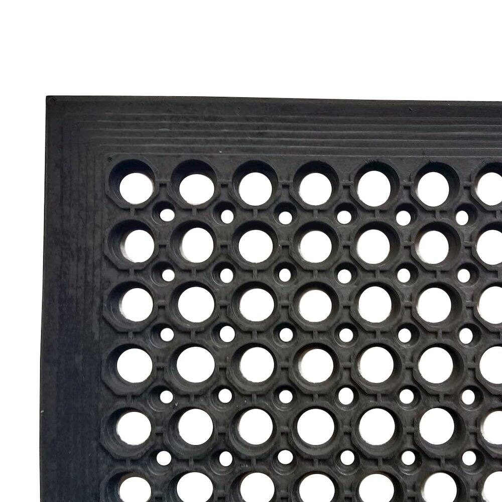 Alt View 1. Floortex - Doortex® Open-Top Black Anti-Fatigue Mat - 36" x 60" - Black.