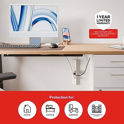 1 Year Limited Warranty  
Backed by $200,000 Connected Equipment Warranty  

Protection for:  
- Home  
- Office  
- Gaming  
- Entertainment Systems