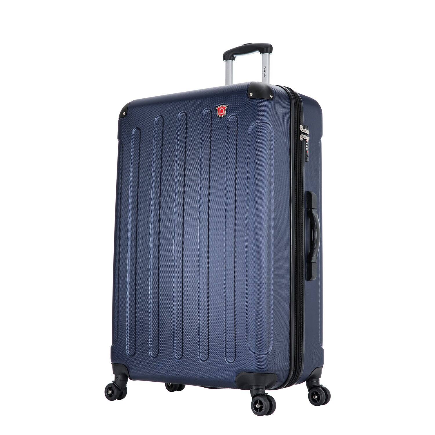 DUKAP - Intely Hardside Spinner Luggage 32" with Integrated Digital Weight Scale - Blue