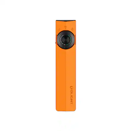 Front. OLIGHT - OLIGHT ArkPro EDC Flat Rechargeable Flashlight (Orange CW).