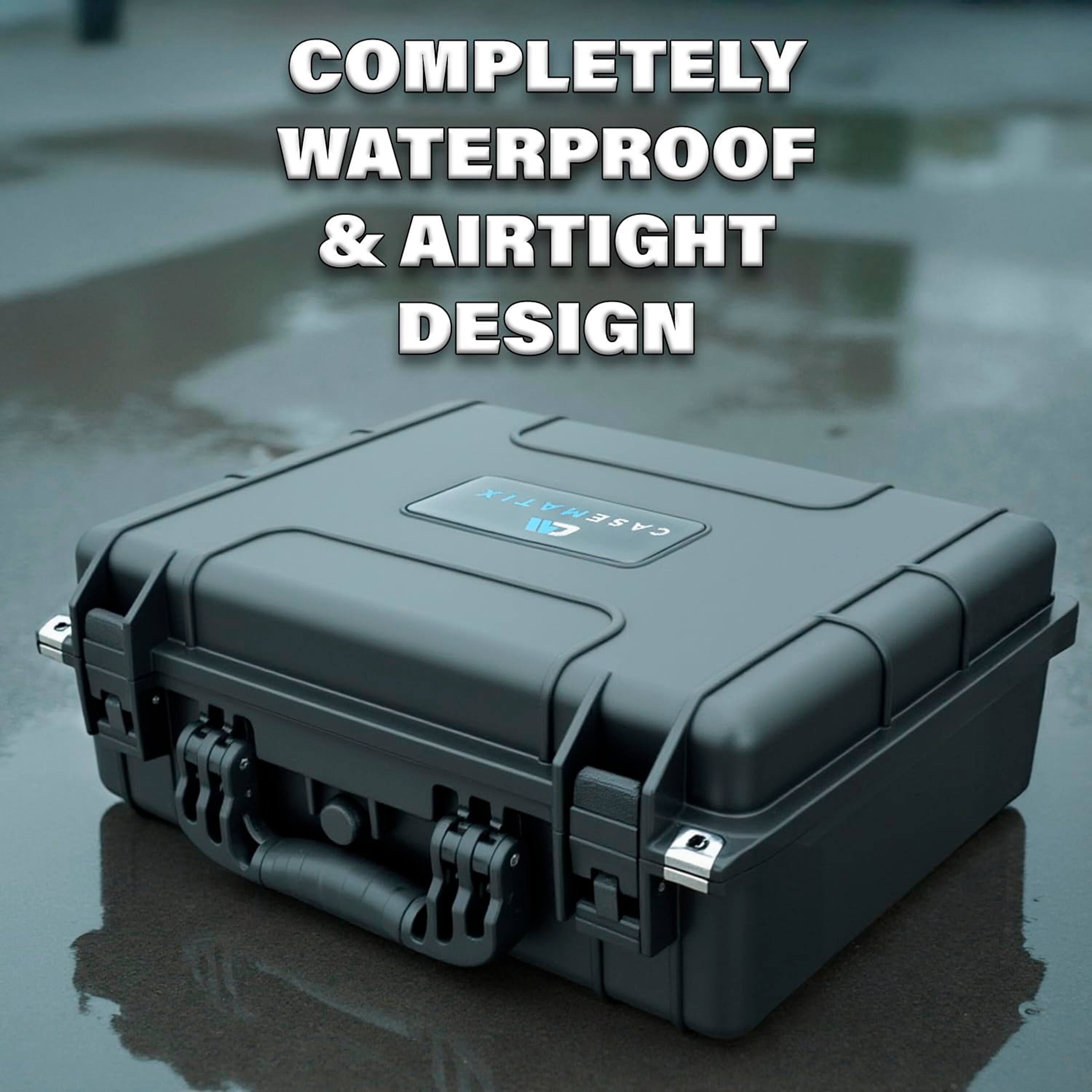 COMPLETELY WATERPROOF & AIRTIGHT DESIGN