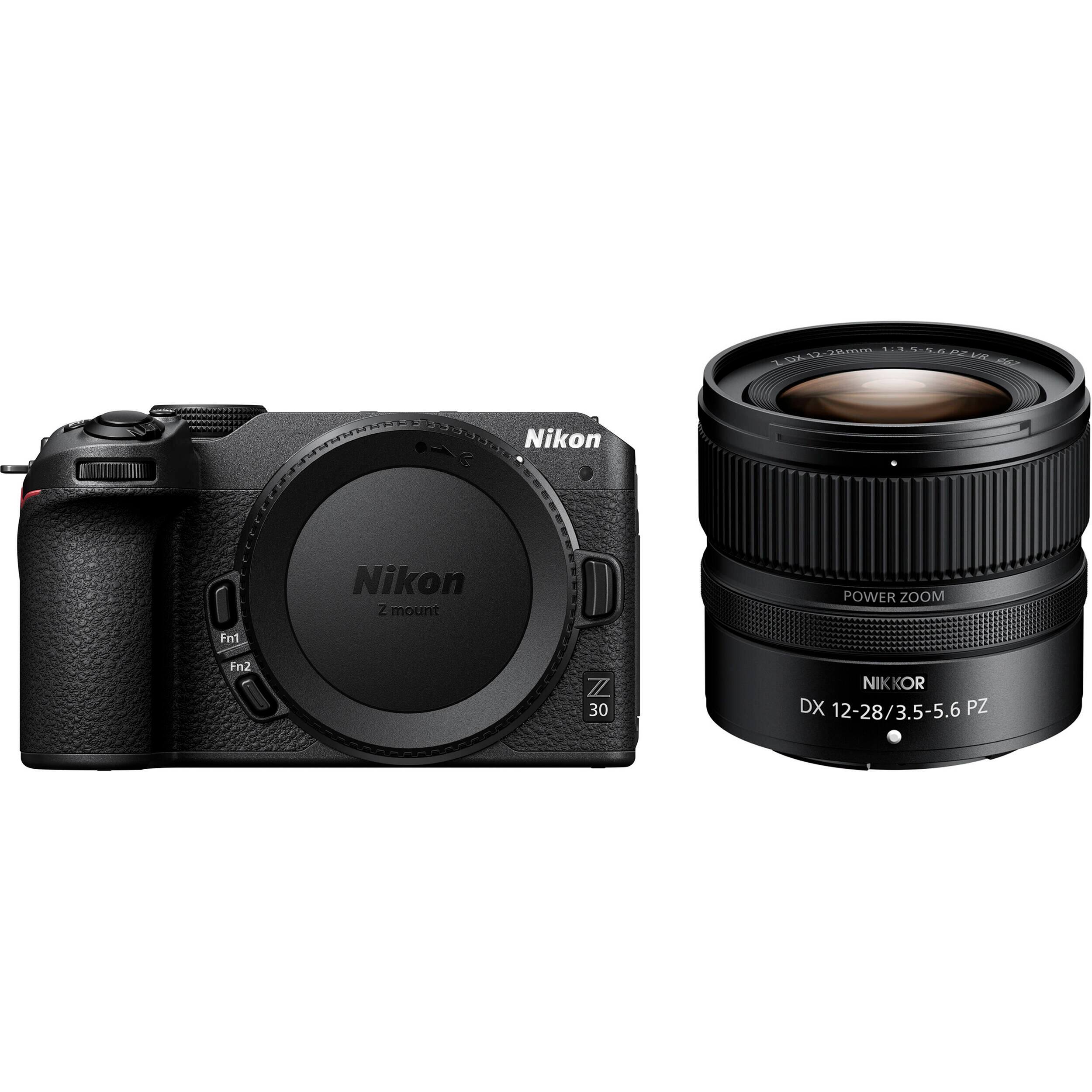 a 13554 . U CS C 3 Nikon O Fn1 Fn2 U Nikon Z mount O II 30 POWER ZOOM NIKKOR DX 12-28/3.5-5.6 PZ