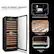 Alt View Zoom 12. Lanbo - Freestanding/Built-In 24 Inch 141 Bottle Dual Zone Compressor Wine Cooler with Stainless Steel Door - Black.