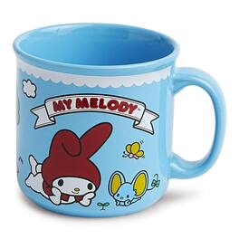 Silver Buffalo - Sanrio My Melody Meadow Ceramic Camper Mug | Holds 20 Ounces - Multi-Colored