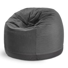 Jaxx - Palmetto Large Round Outdoor Bean Bag Club Chair - Sunbrella - Charcoal