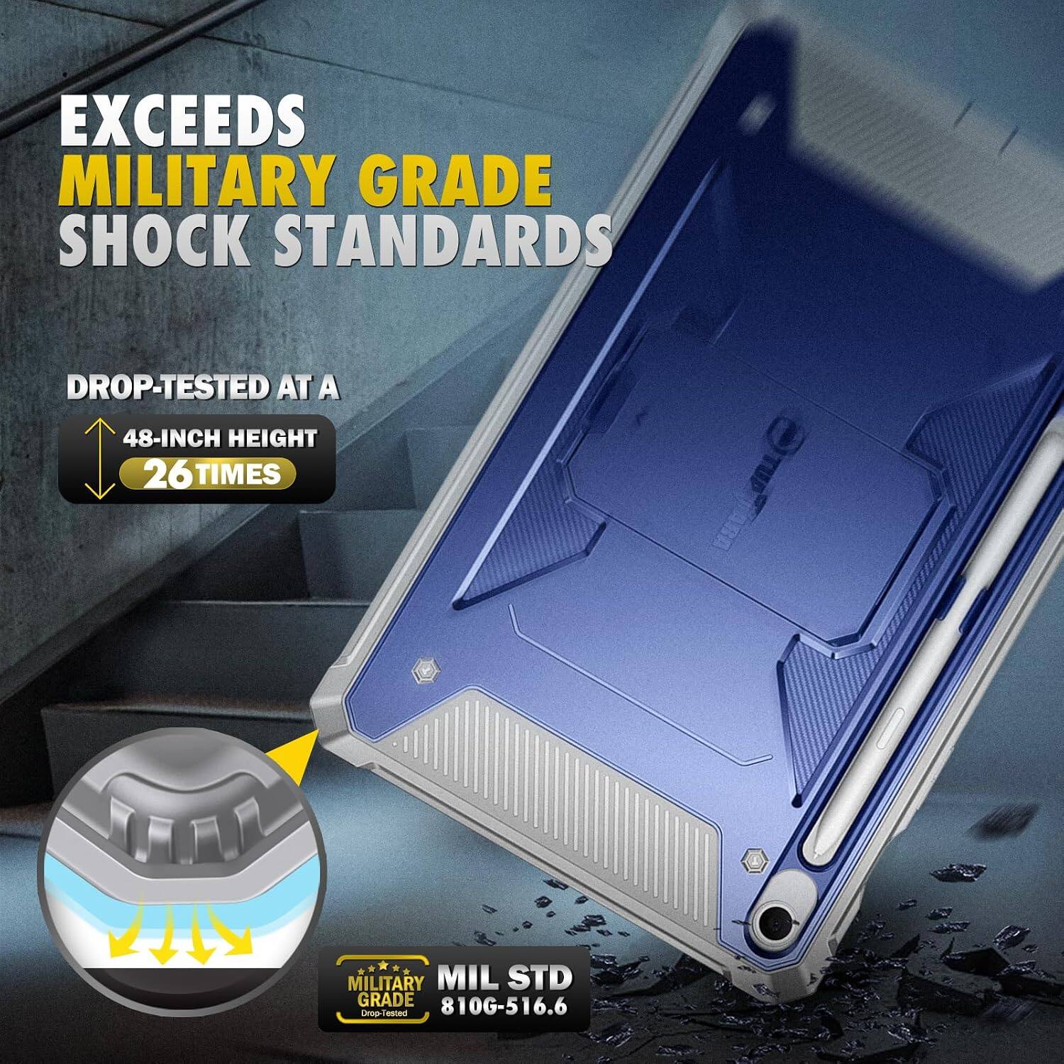 EXCEEDS MILITARY GRADE SHOCK STANDARDS  
DROP-TESTED AT A 48-INCH HEIGHT 26 TIMES  
MIL STD GRADE 810G-516.6
