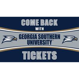 Evergreen Enterprises - Georgia Southern Eagles 28" x 16" Come Back With Tickets Door Mat - Multicolor