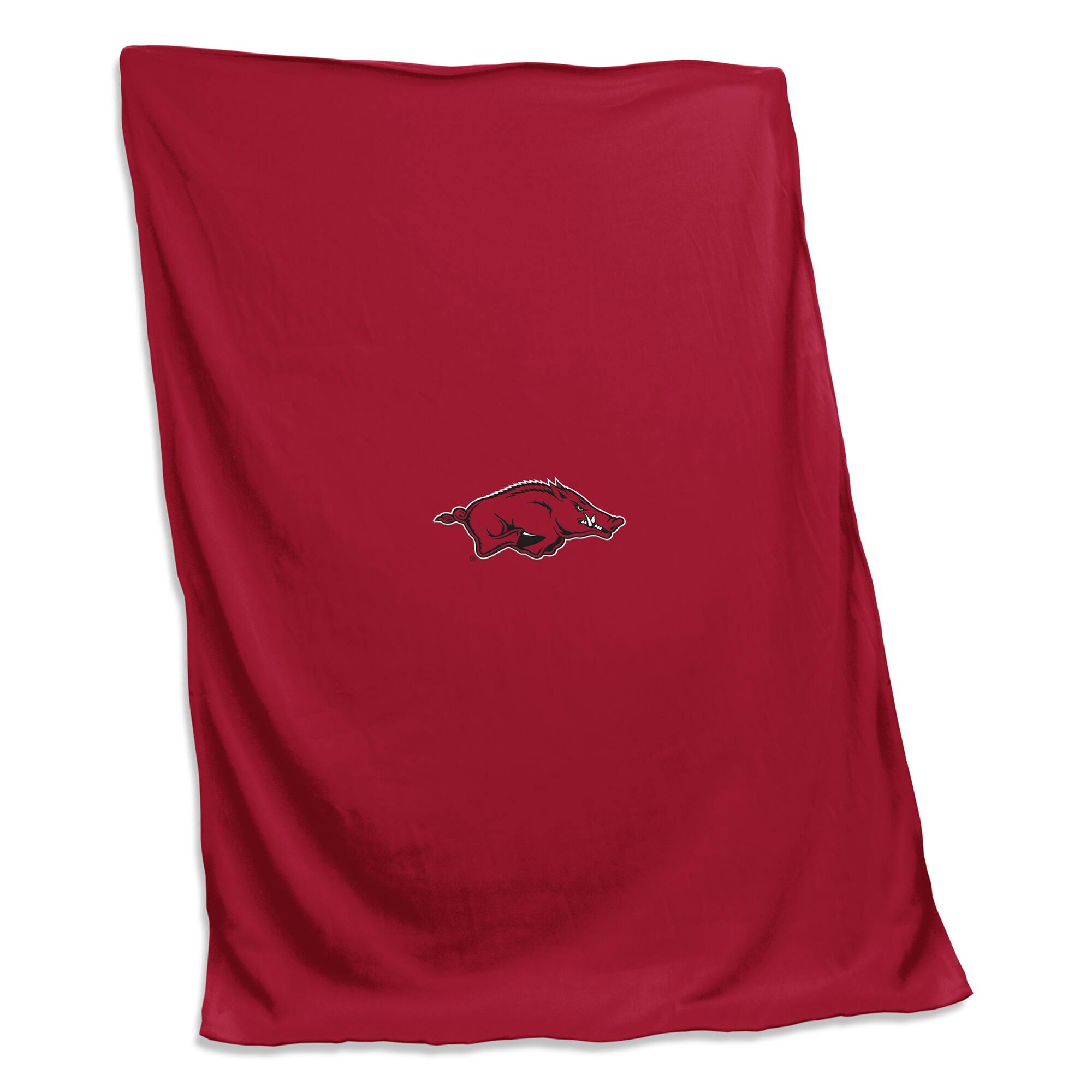 Logo Brands - Arkansas Razorbacks 54'' x 84'' Sweatshirt Blanket - Multicolor