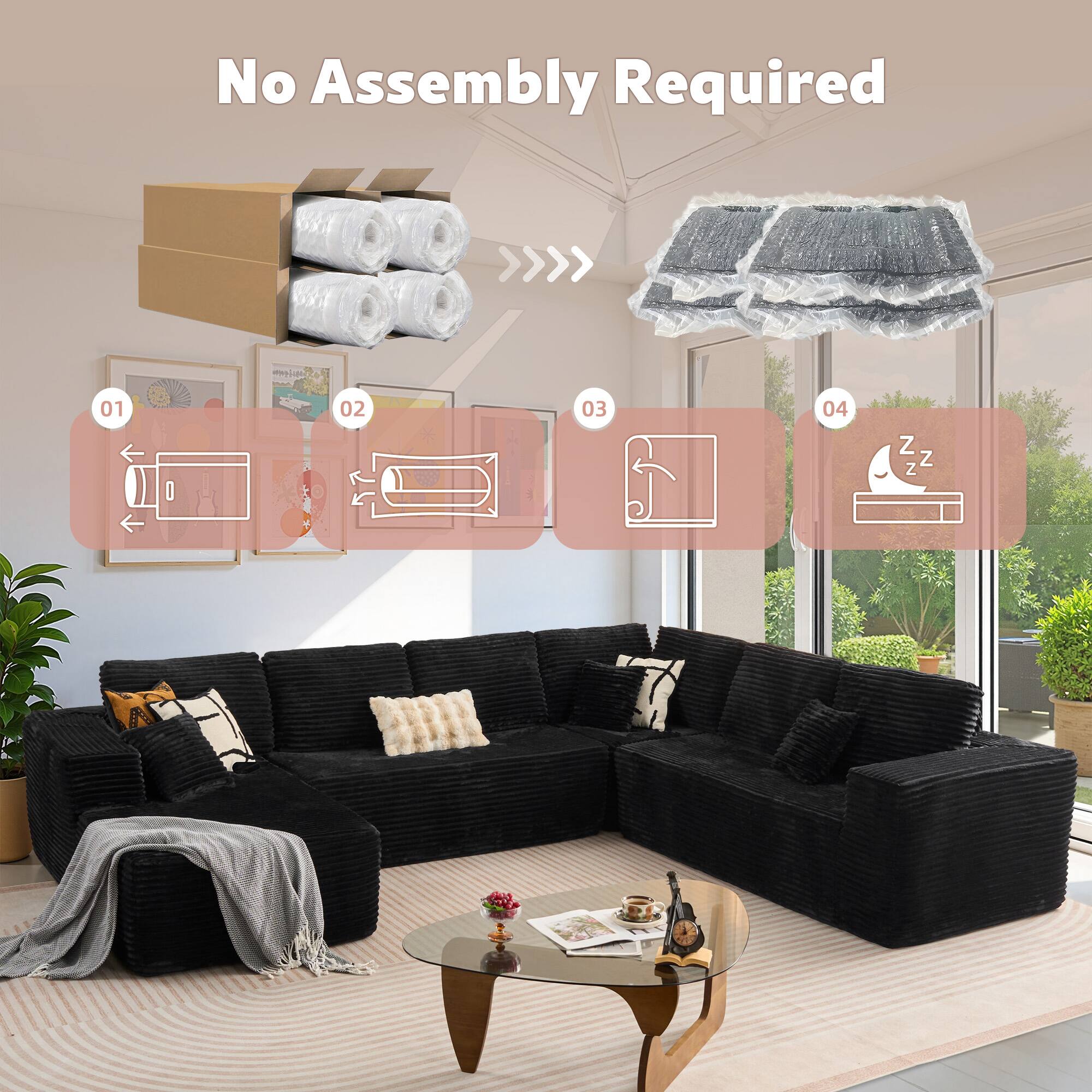 No Assembly Required

01
02
03
04