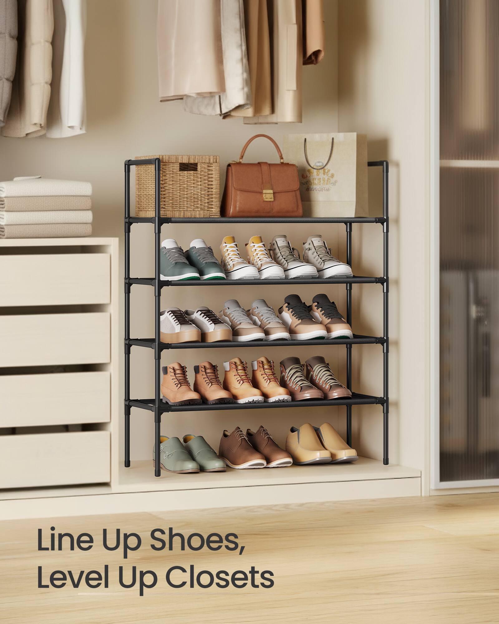 Line Up Shoes, Level Up Closets
