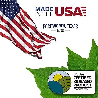 MADE IN THE USA  
FORT WORTH, TEXAS  
Est. 1953  

USDA CERTIFIED BIOBASED PRODUCT  
PRODUCT 59%