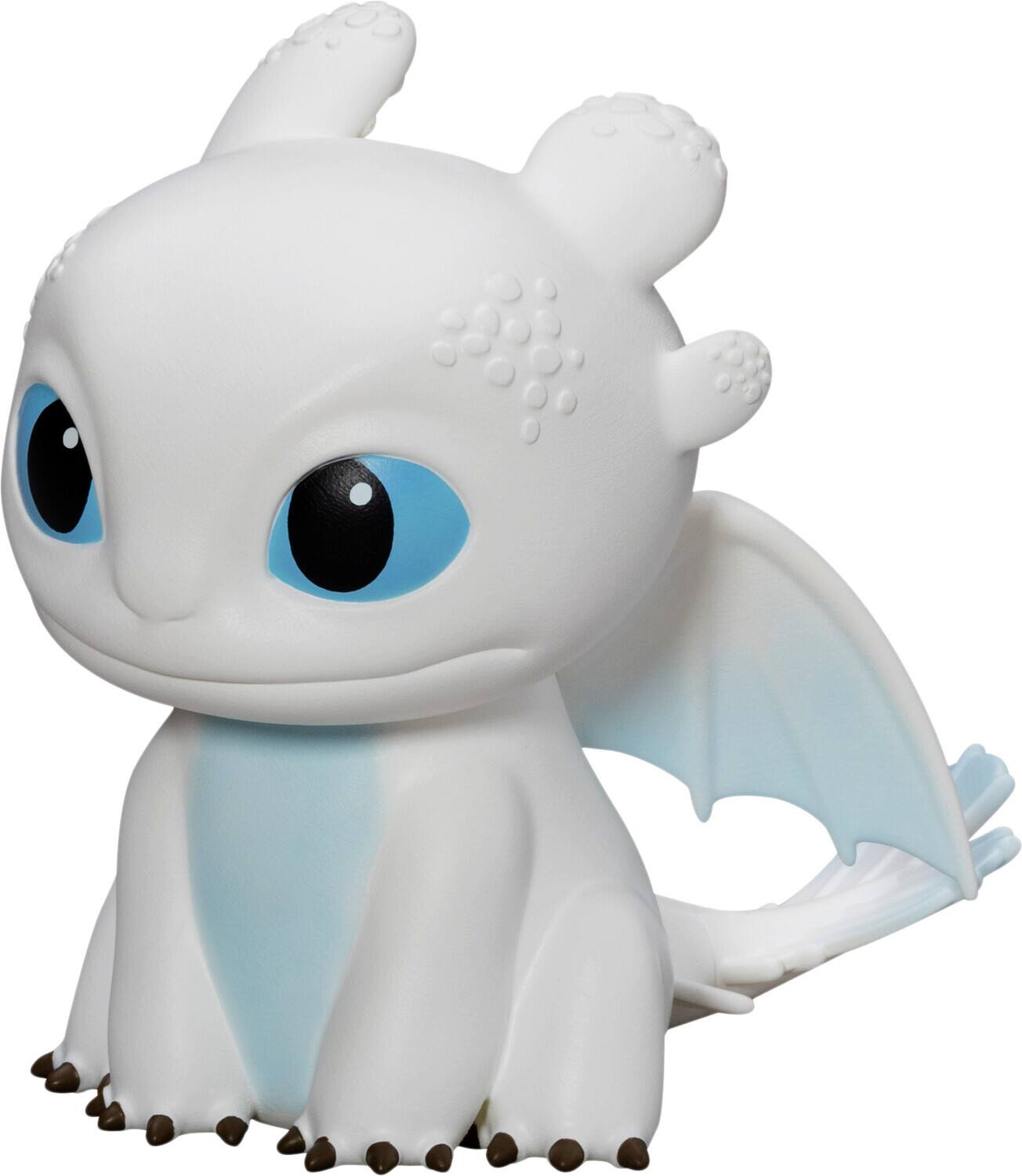 Alt View 4. Beast - Beast Kingdom - How to Train Your Dragon - Palm Size Vinyl Function Figurine - Light Fury Bank   - COLLECTIBLES - Multicolor.