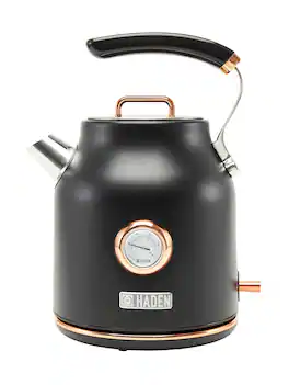 Haden - Dorset 1.7L Electric Kettle - Black/Copper