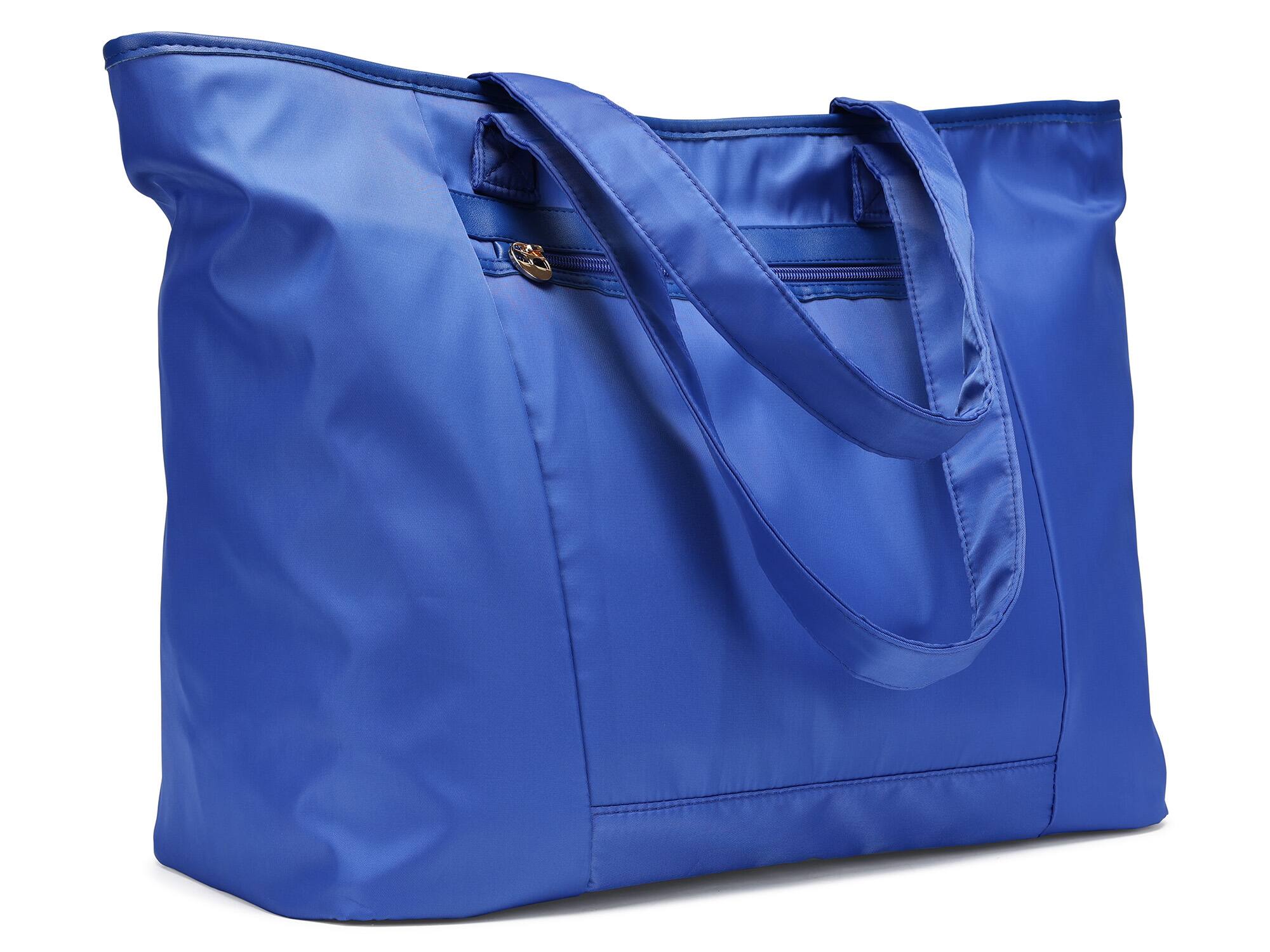 Alt View 2. Elle - ELLE Rendezvous 38L Twill Weekender Duffel Bag | Blue - Blue.