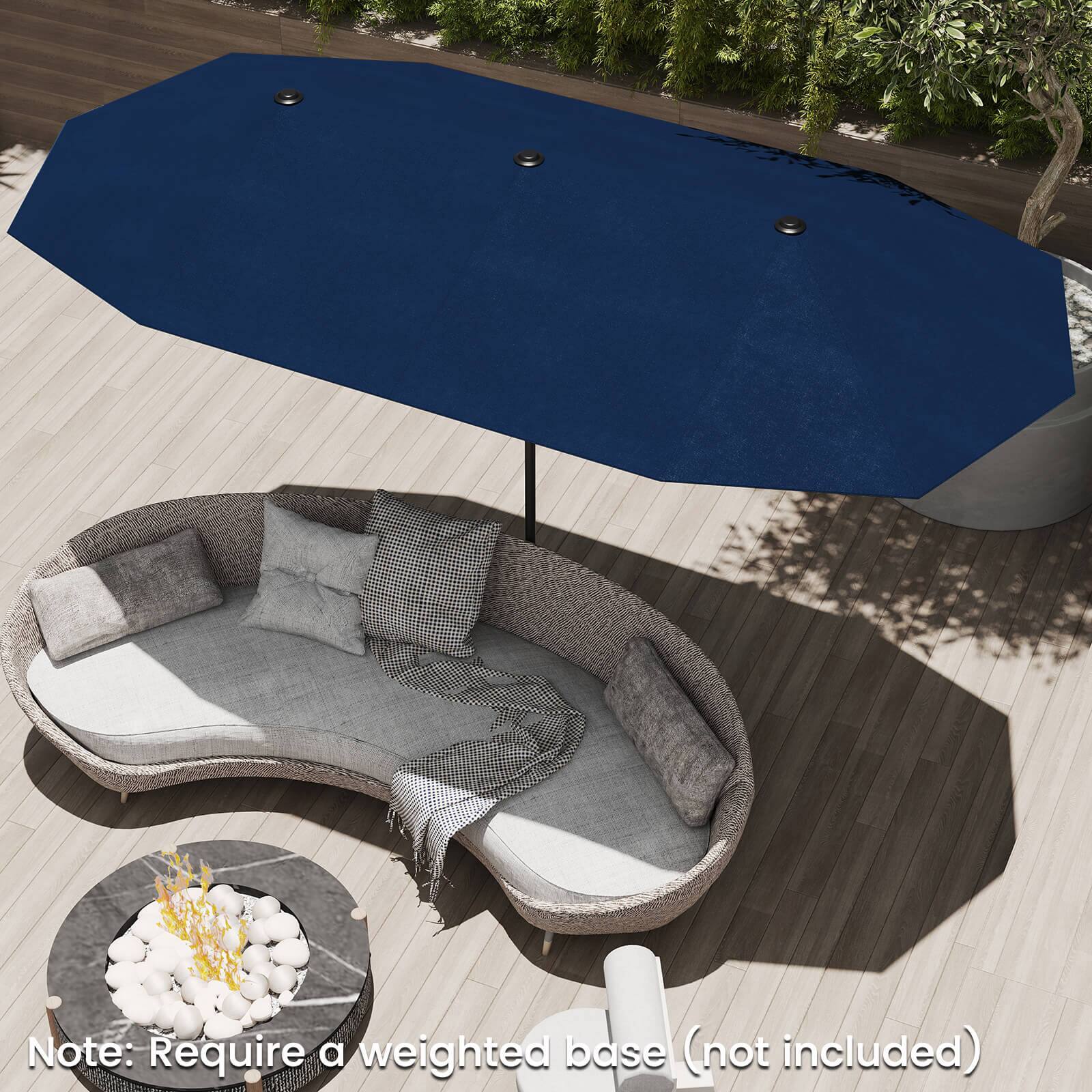 Note: Require a weighted base (not included).