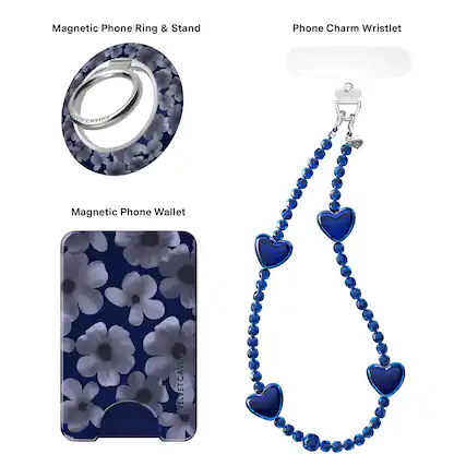 Magnetic Phone Ring & Stand
Magnetic Phone Wallet
Phone Charm Wristlet
