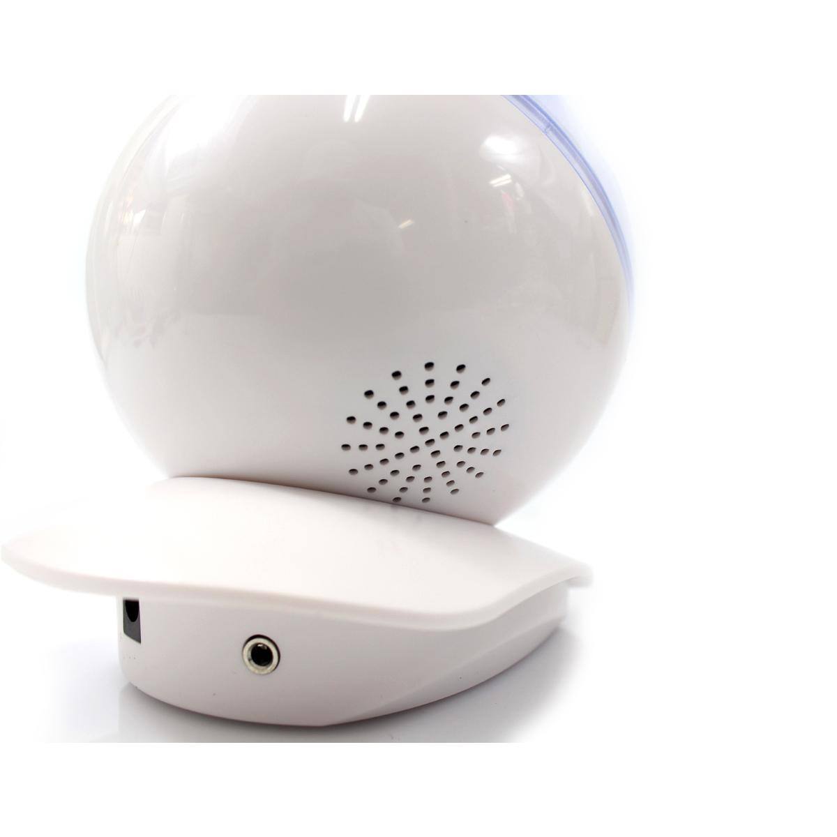 Alt View 3. JuzToys - Night Light for Kids, Color Changing LED Lights, Light Projector LED Lamp for Bedrooms and Offices White - White.