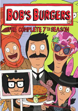 Front. Bob's Burgers: The Complete 7th Season - DVD.