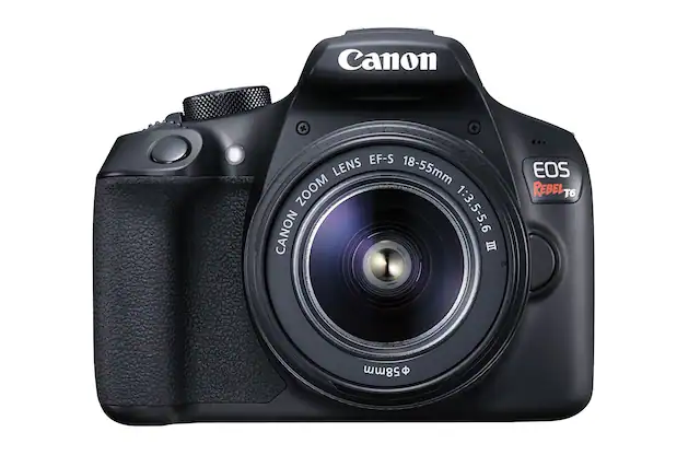 Canon EF-S Lens 18-55mm Zoom Canon 1:3.5-5.6 III ... EOS Rebel T6 58mm