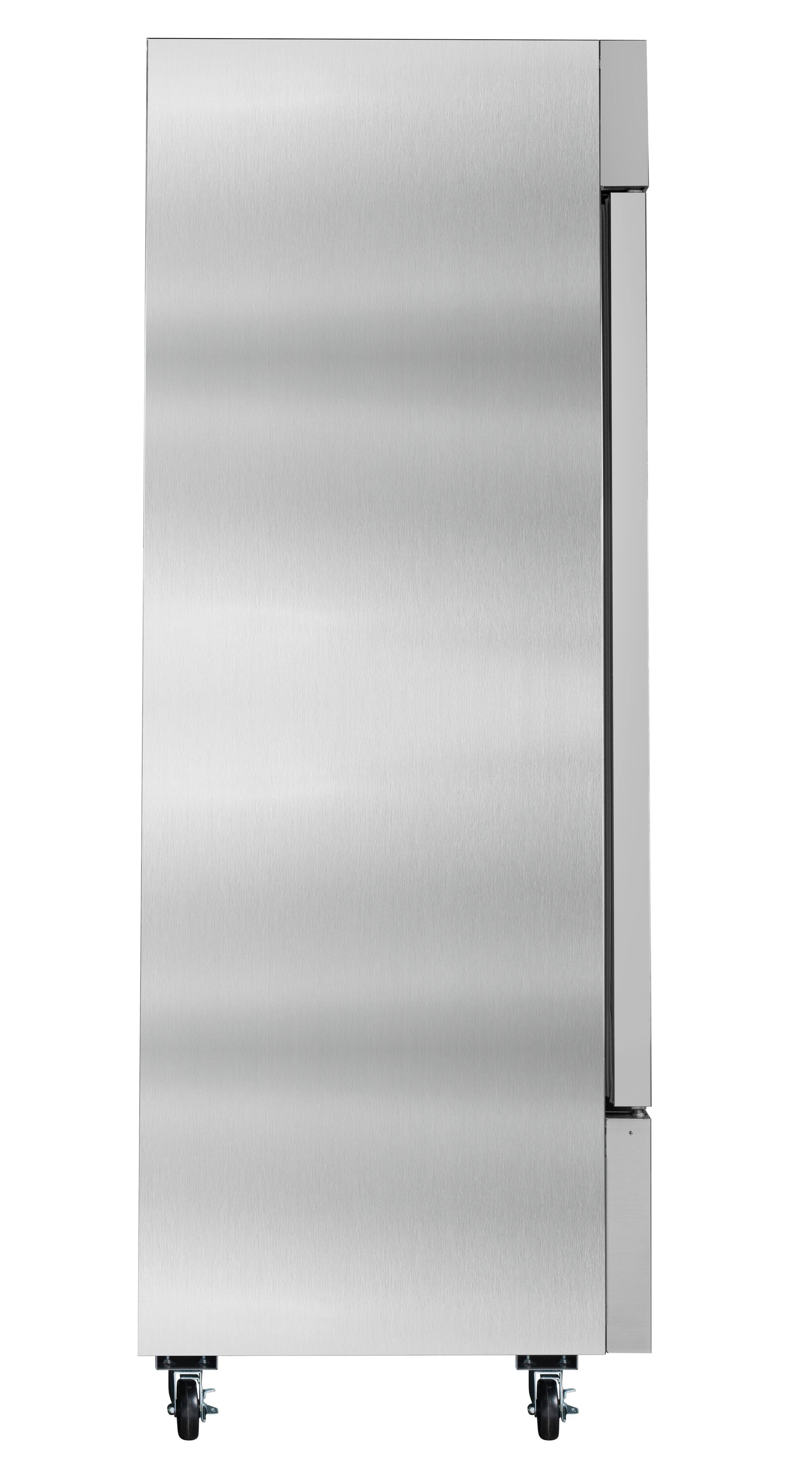 Alt View 3. Koolmore - 39 in. Commercial Stainless Steel 2-Door Reach-In Freezer, 30 cu. ft. RIF-2D-SS35C - Stainless steel.