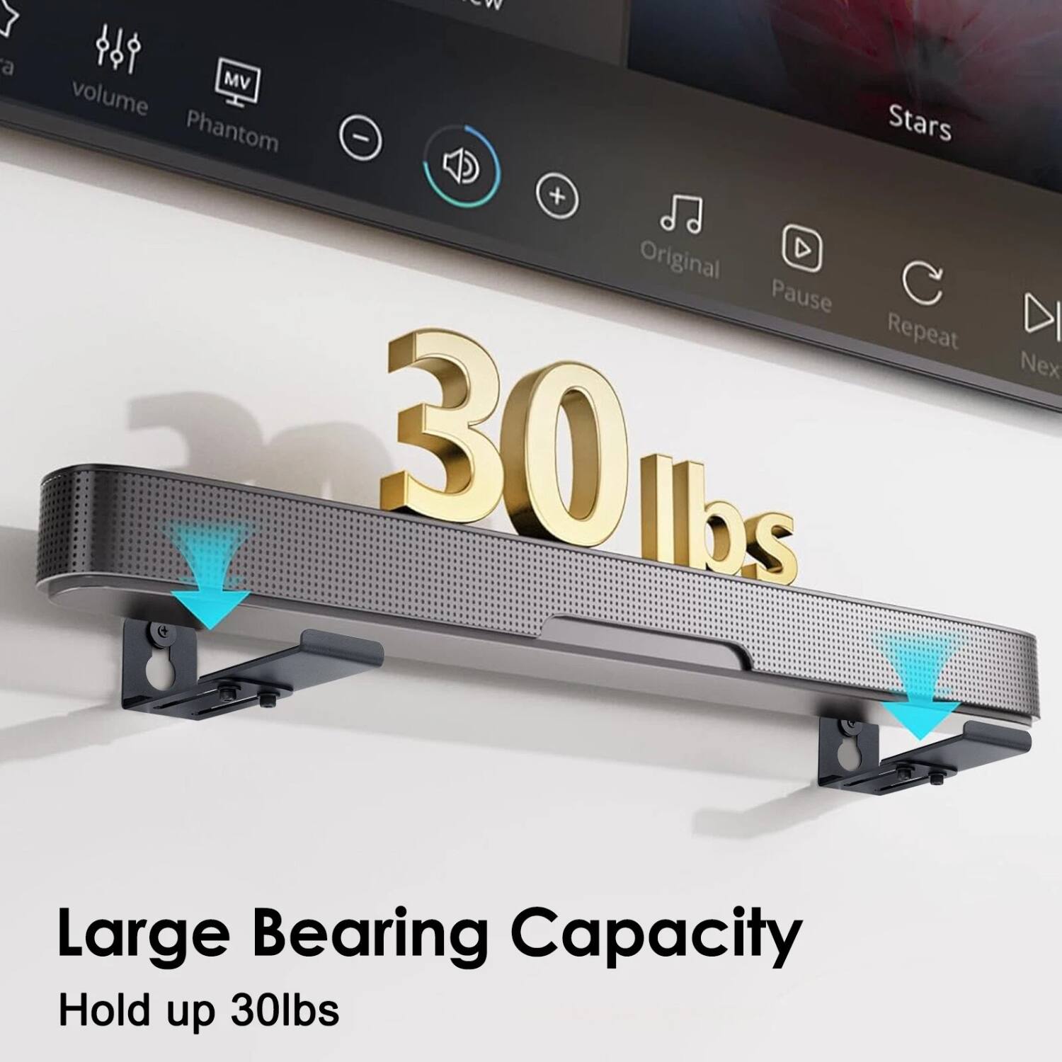 TW 'a MV volume Phantom - Stars + Original D Pause Repeat 301 lbs DI Nex Large Bearing Capacity Hold up 30lbs

30 lbs

Large Bearing Capacity
Hold up 30lbs