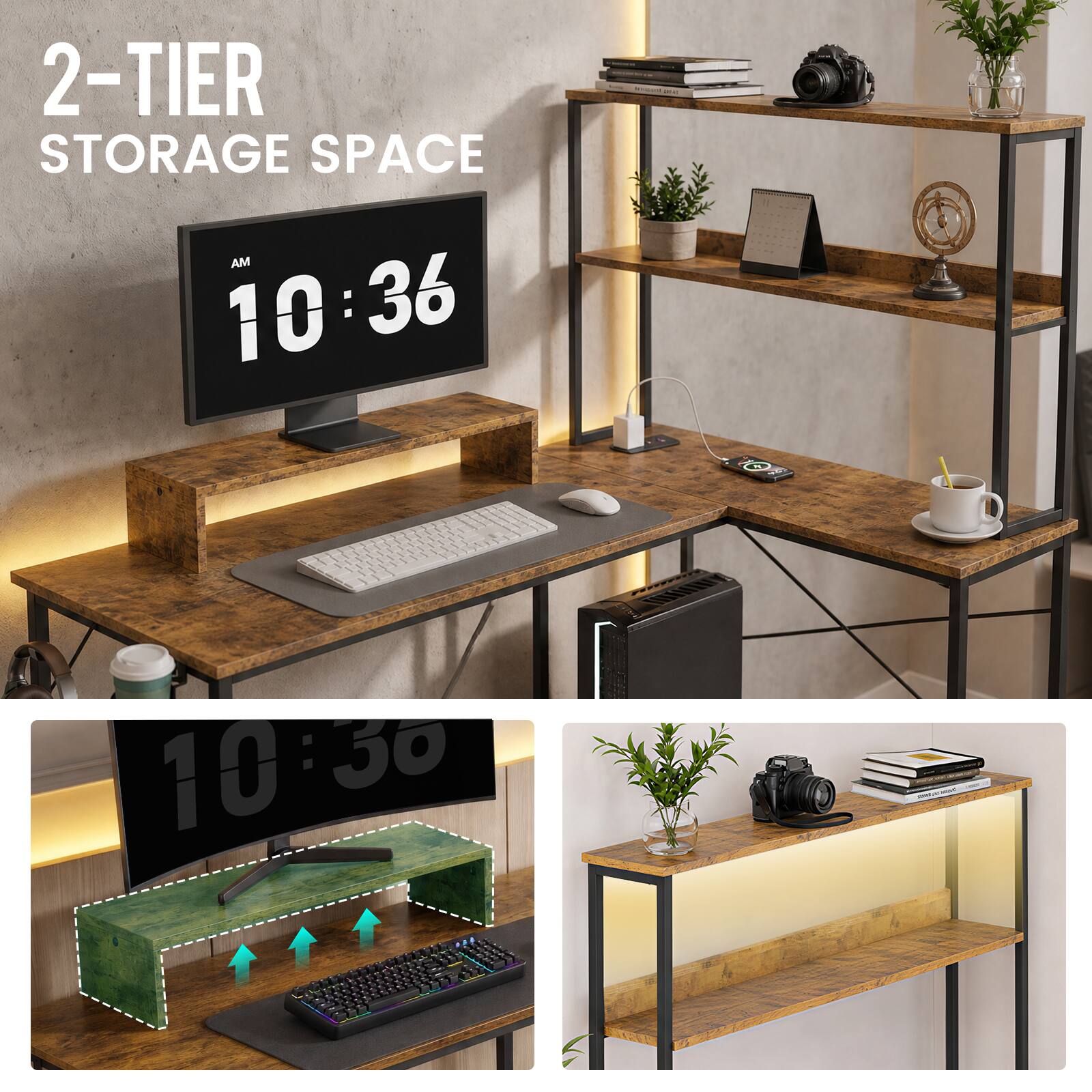 2-TIER STORAGE SPACE

AM 10:36