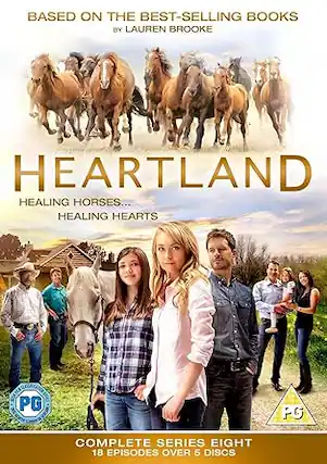 Front. HEARTLAND THE COMPLETE EIGHTH SEASON DVD.