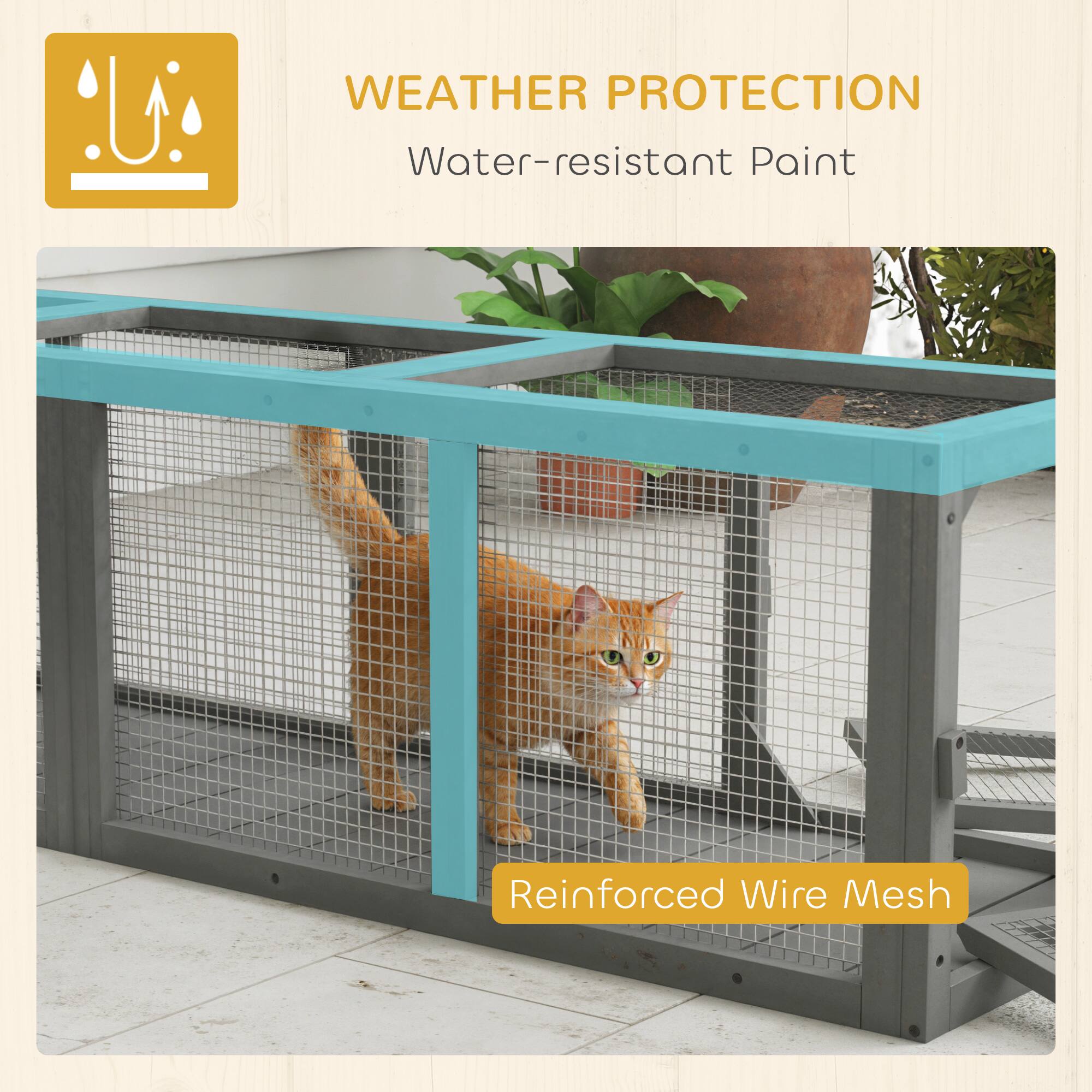 WEATHER PROTECTION  
Water-resistant Paint  
Reinforced Wire Mesh