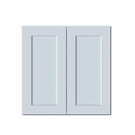 Boyel Living - 30in.W x12in.D x30in.H Dove WALL CABINET Fully assembled Cabinet With Two HDF Doors - Gray
