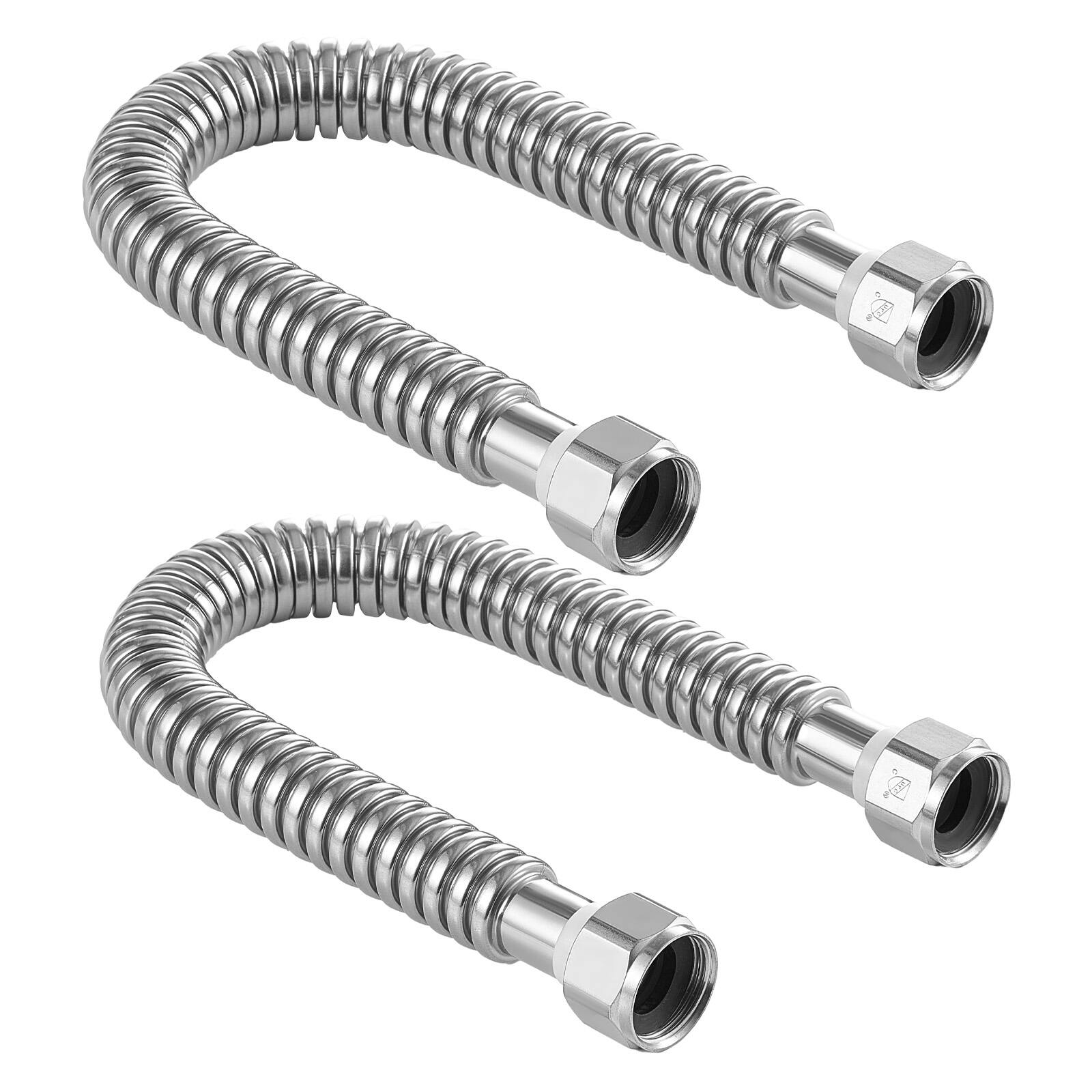 VEVOR - Water Heater Kit, 18 Inch Length Water Heater Flex Connector, Waters Heaters Installation Kit - Silver price history on PriceWatchPro