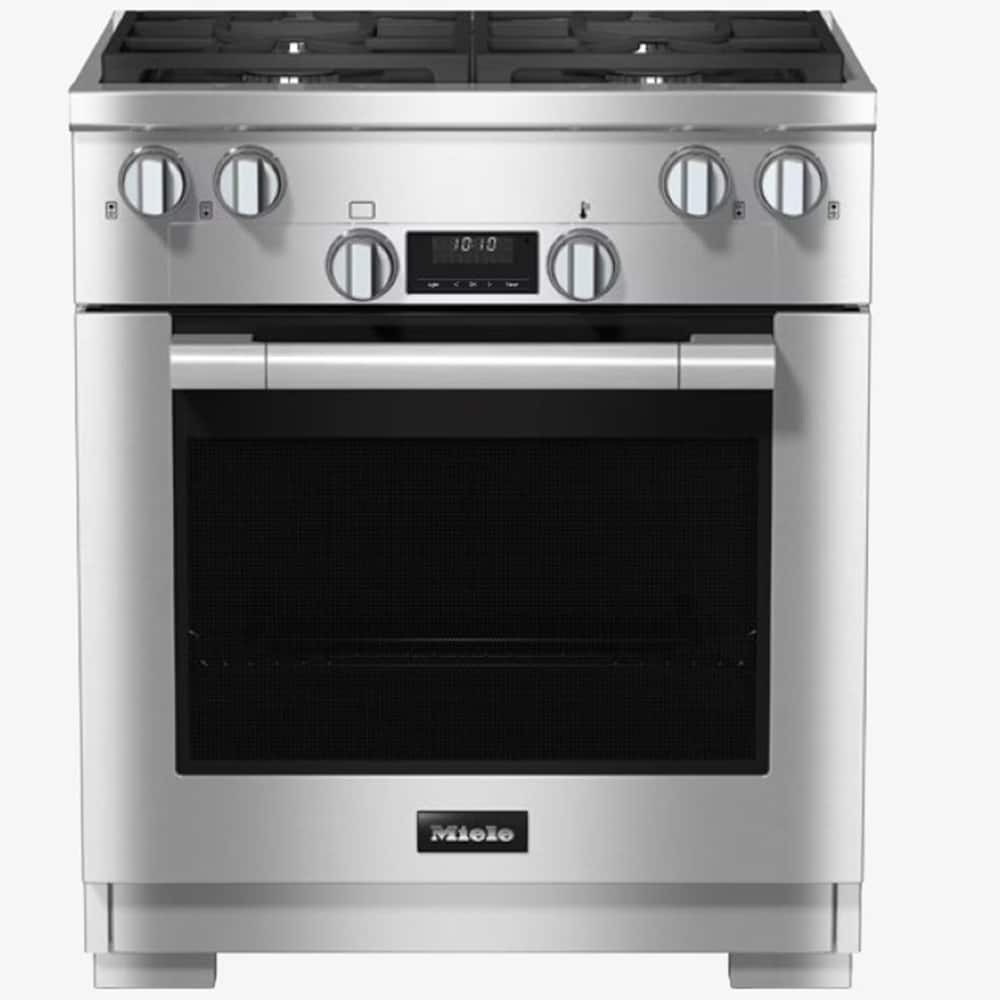 The text on the image reads:
"10:10
Miele"