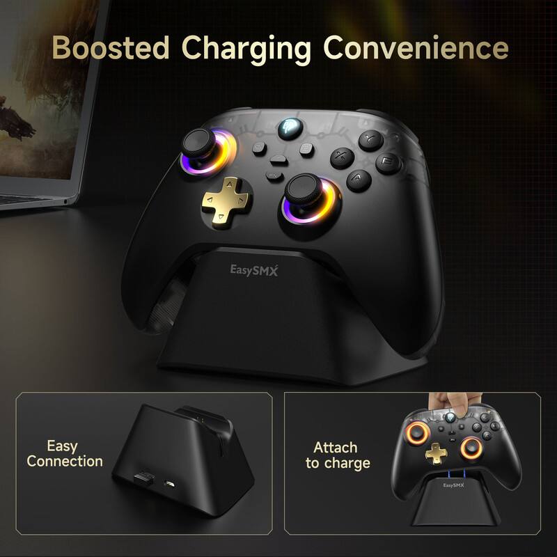Boosted Charging Convenience

Easy Connection

Attach to charge