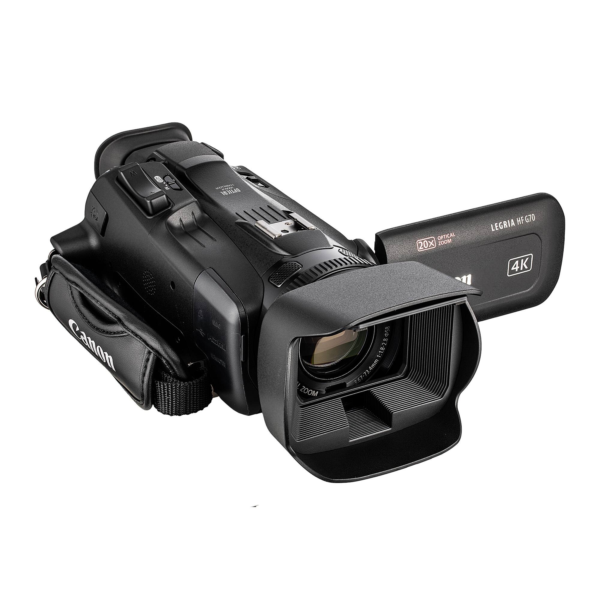 Canon LEGRIA HF G70 4K 20x Optical Zoom 1:1.8-2.8 18.5-330mm
