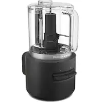 KitchenAid - Go Cordless 3.5 Cup Food Chopper with Battery - Black - Front_Zoom