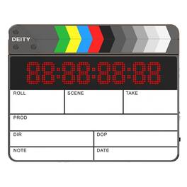 Deity - Microphones TC-SL1 Bluetooth Timecode Smart Clapper Slate with Color Clapper Sticks