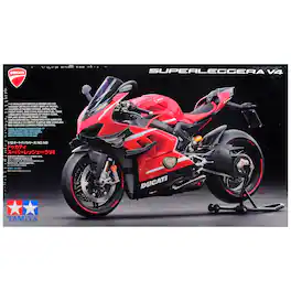 Model Kit Ducati Superleggera V4 Motorcycle 1/12 Scale Model by Tamiya
