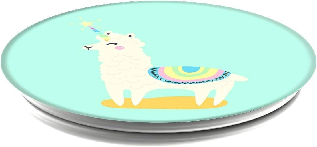 Left. PopSockets - Popsockets For Phone Grip & Stand Llamacom - (800021) - Llamacorn.