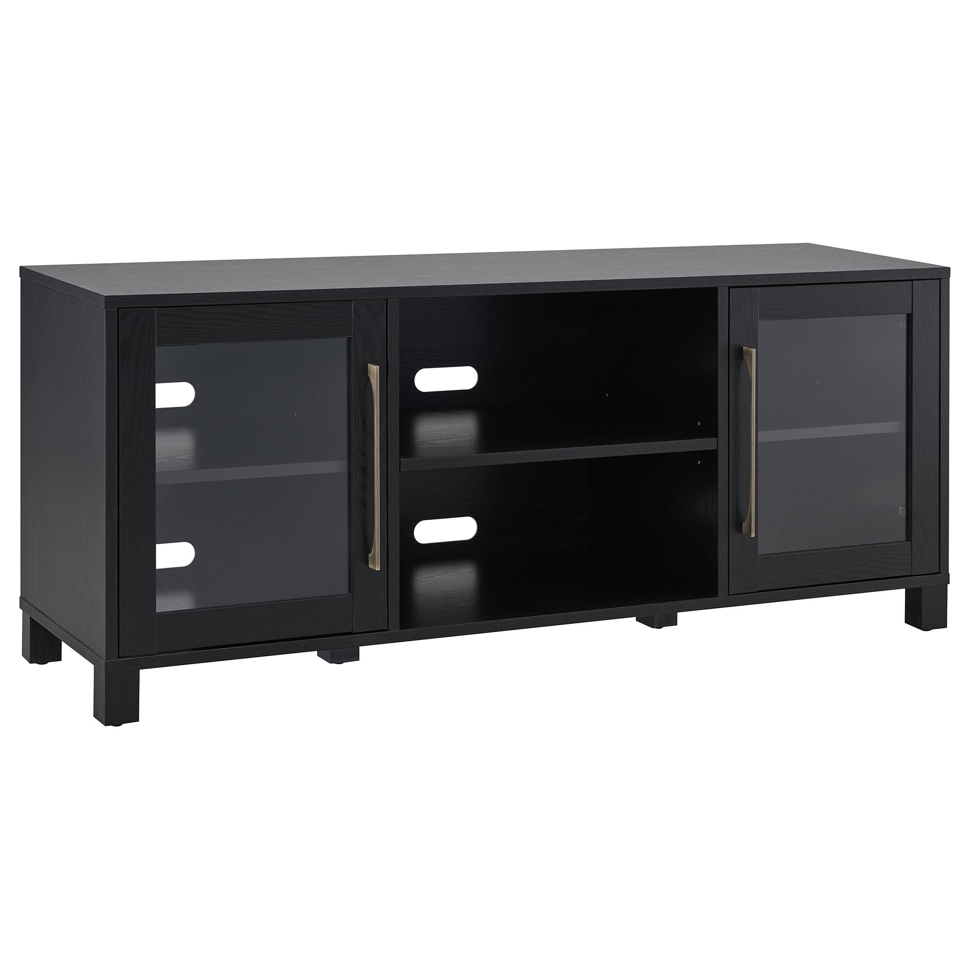 Angle. Camden&Wells - Quincy TV Stand for Most TVs up to 65" - Black Grain.
