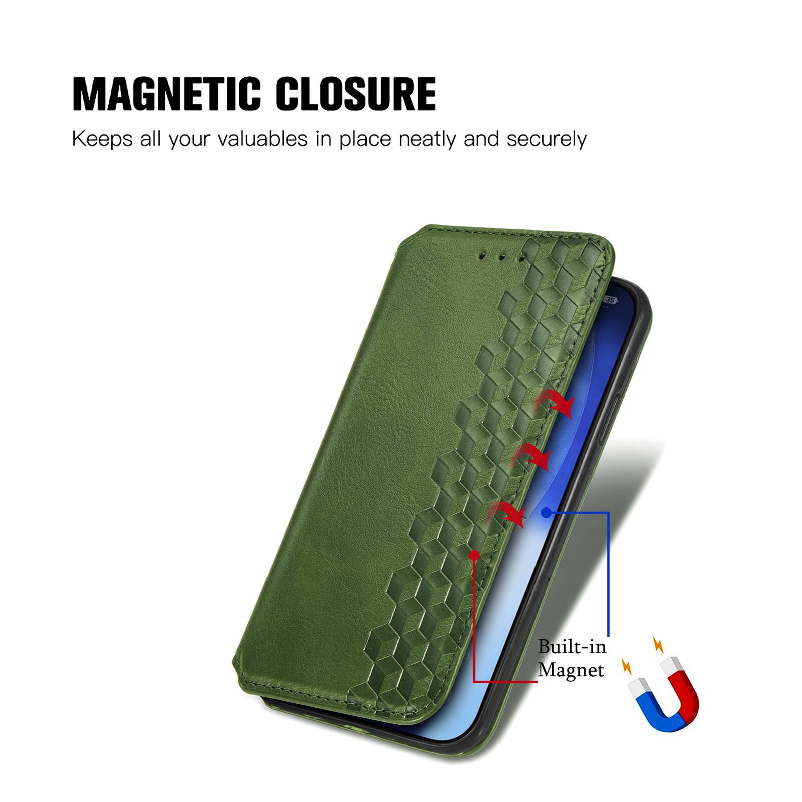 MAGNETIC CLOSURE  
Keeps all your valuables in place neatly and securely  
2 Built-in Magnet