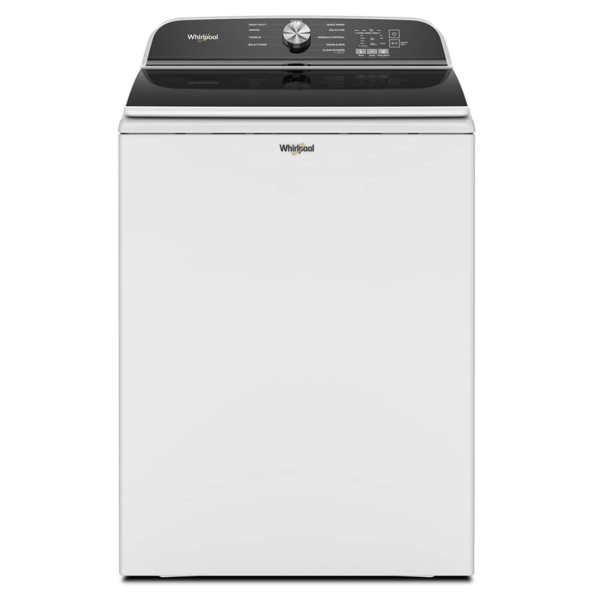 Whirlpool - 5.3 Cu. Ft. High Efficiency Top Load Washer with Deep Water Wash Option - White