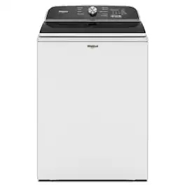 Whirlpool - 5.3 Cu. Ft. High Efficiency Top Load Washer with Deep Water Wash Option - White