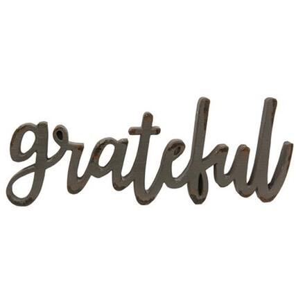 Front. BreeBe - *Grateful Resin Sitter - Black.