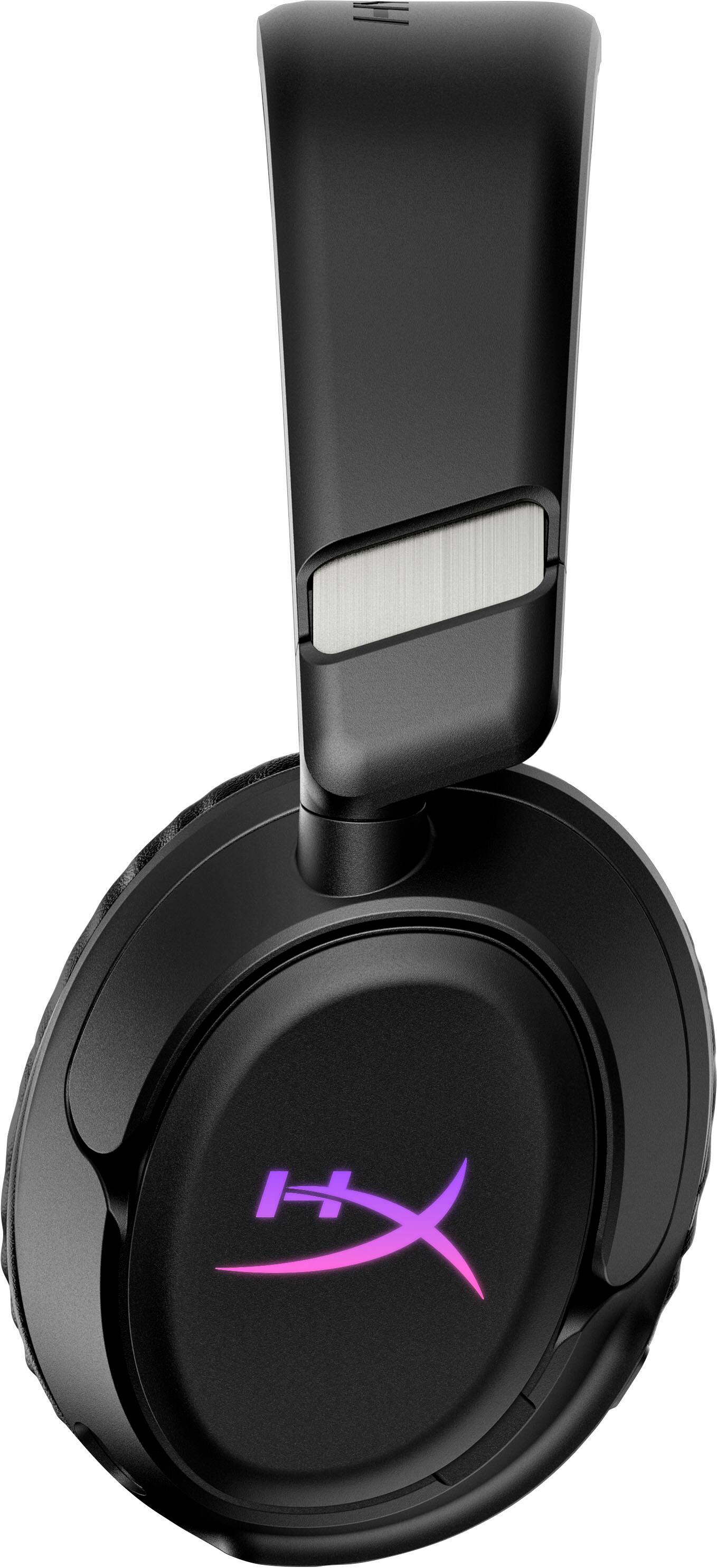 Alt View 6. HyperX - Cloud Flight 2 Wireless Gaming Headset for PC, PS5, PS4, Nintendo Switch, Mac, Mobile, and Bluetooth - Black.