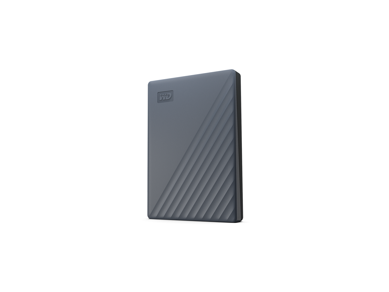 Alt View 1. Western Digital - WD 2TB My Passport Portable Storage External Hard Drive  USB-C™ (WDBWML0020BGY-WESN) - Silicon Grey.