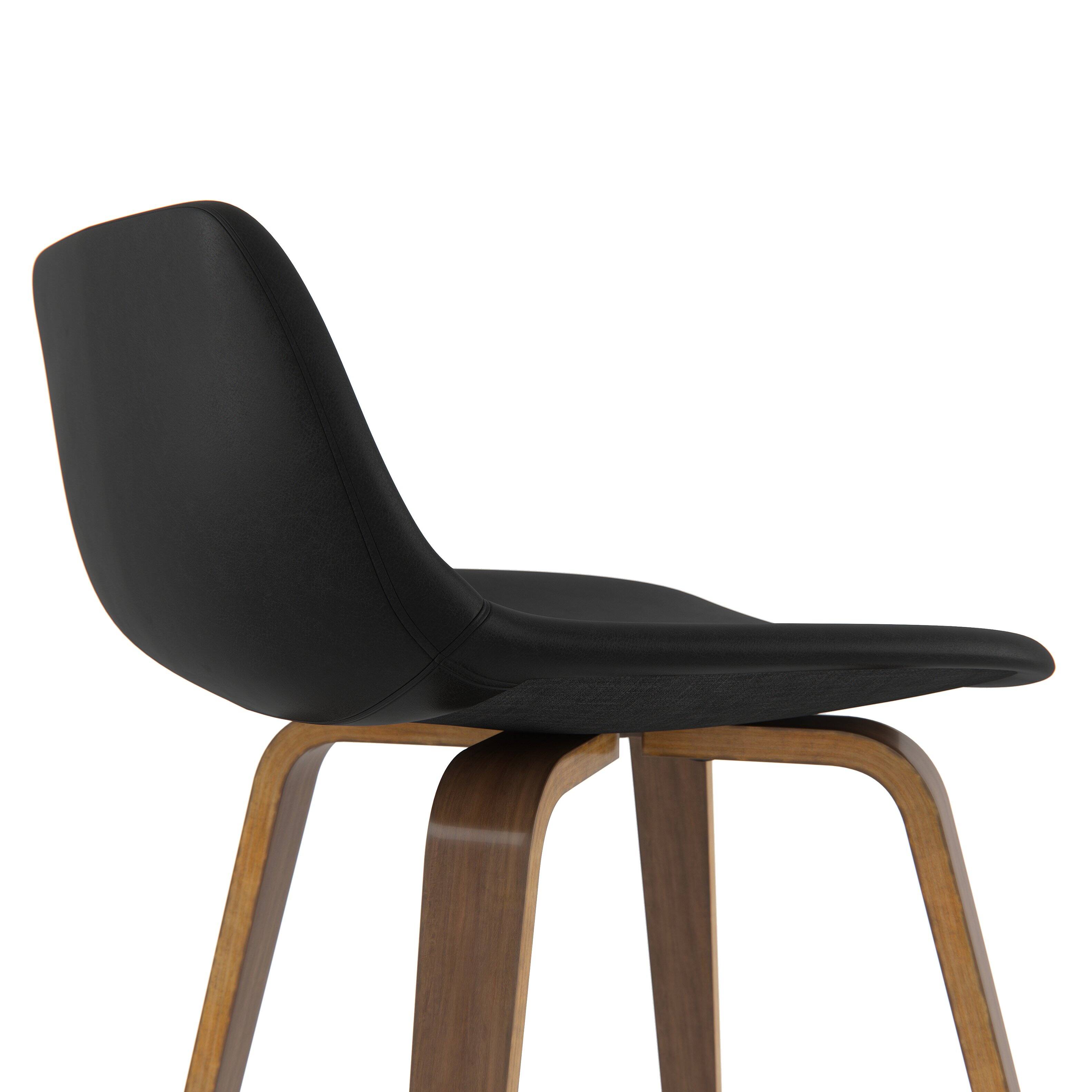 Alt View 16. Simpli Home - Randolph Bentwood Counter Height Stools (Set of 2) - Black.