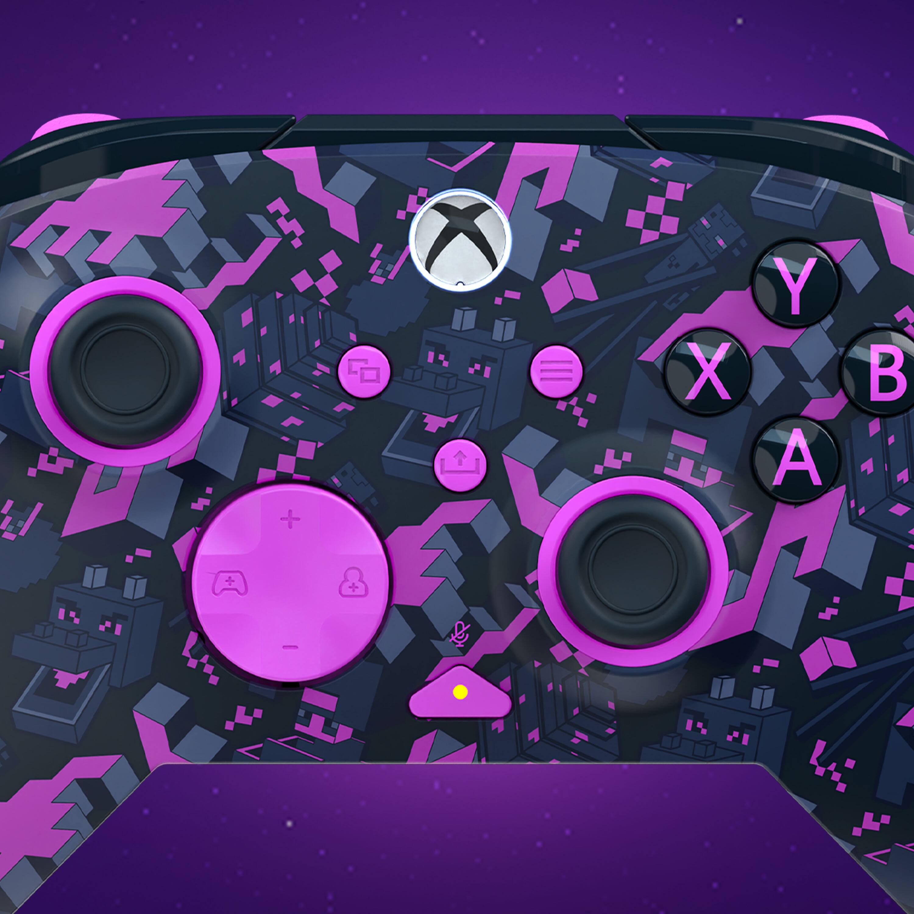 Alt View 7. Turtle Beach - Rematch Wireless RGB Gaming Controller for XBOX Series X|S, XBOX One, & Windows - Minecraft.